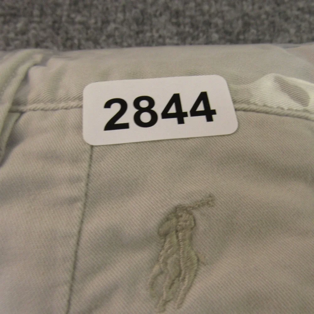 Polo Ralph Lauren Chino Shorts Mens 38x9 Beige Stretch Classic Fit Preppy Summer